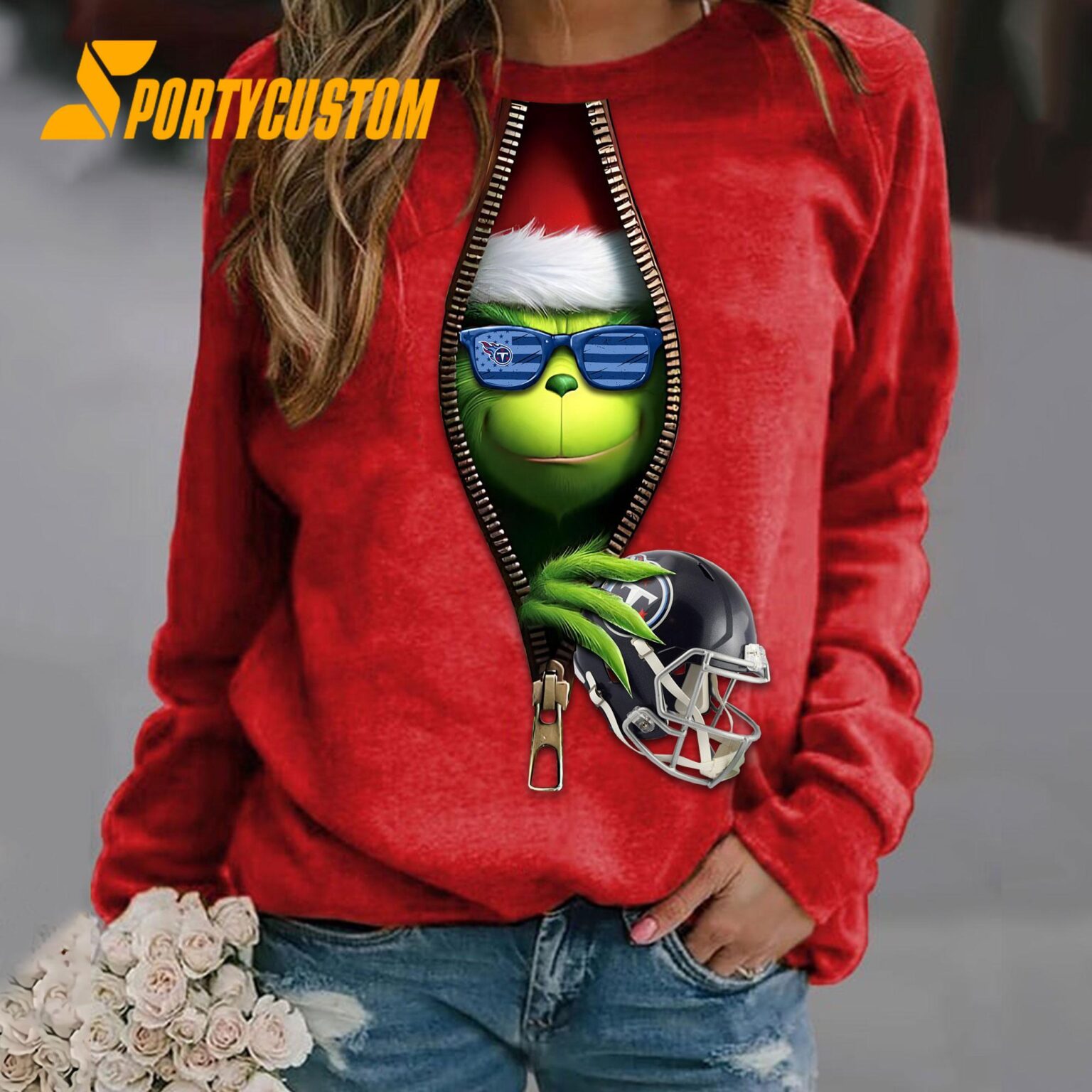 NFL Tennessee TitansFootball x Grinch Funny Christmas Limited Sweatshirt, Hoodie, TShirt
