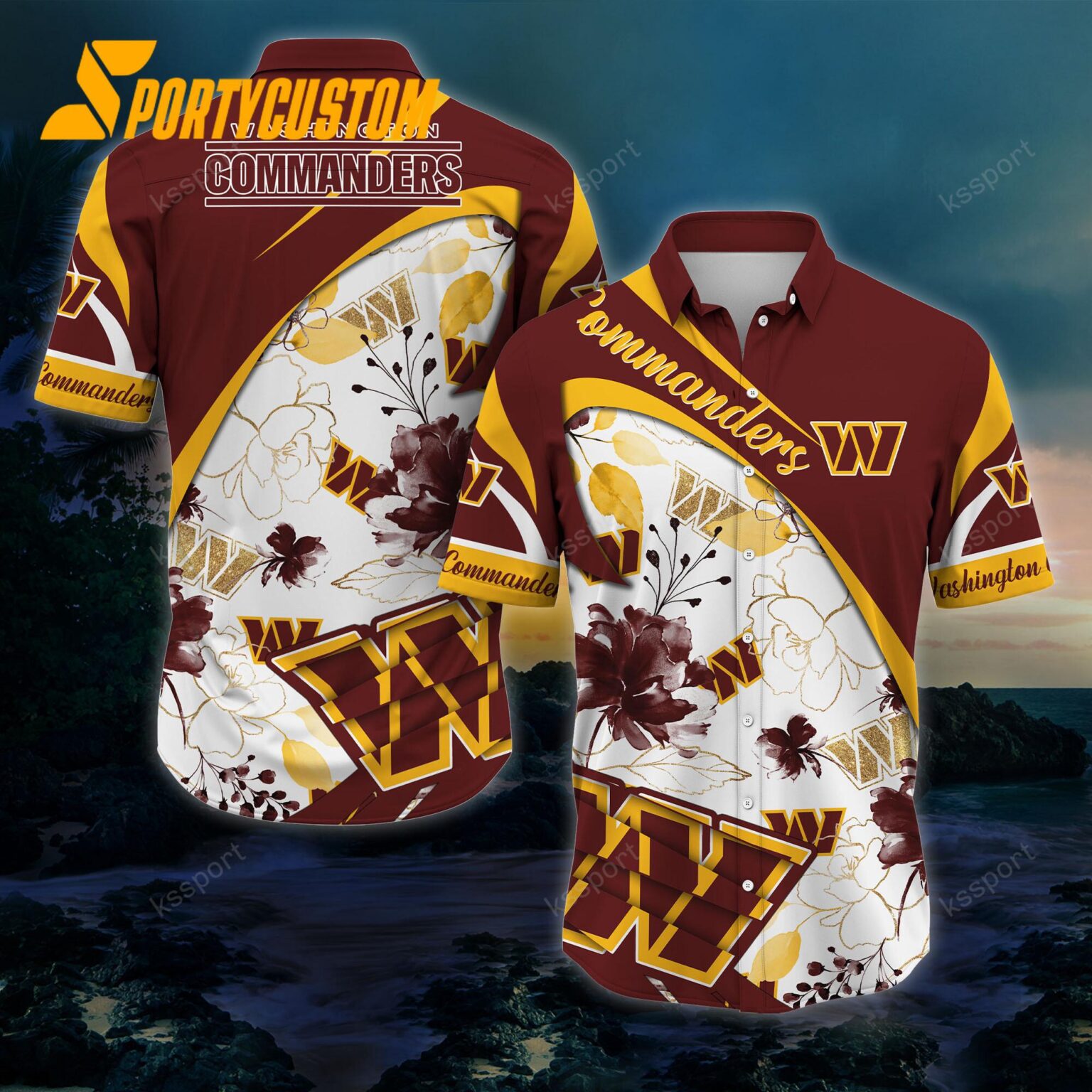 NFL Washington Commanders New Arrivals Football Summer Hawaii Shirt