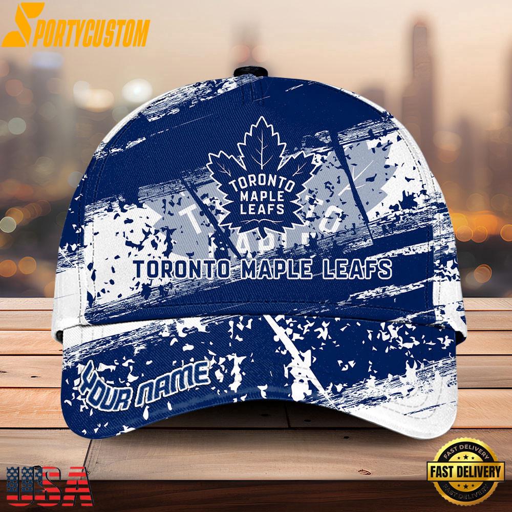 NHL Toronto Maple Leafs Explosive Grunge Logo 3D Print Cap