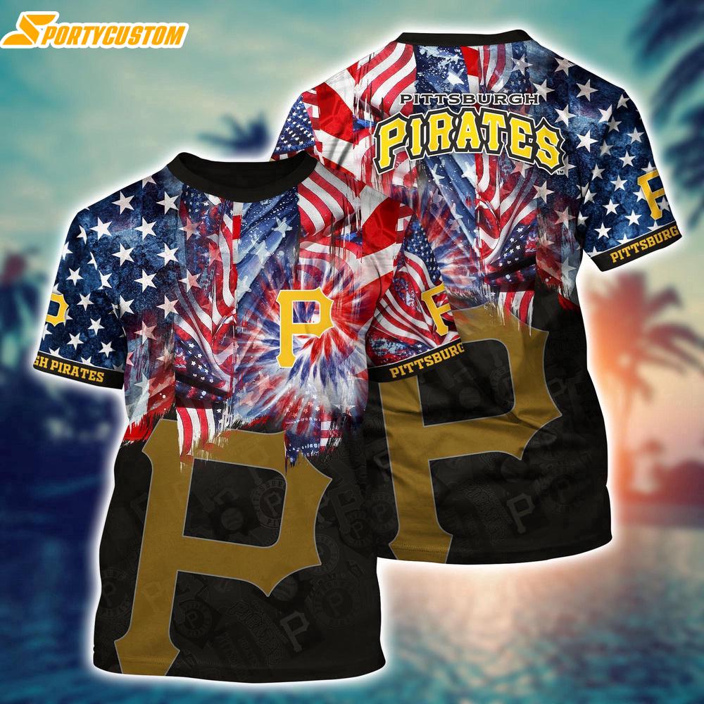 MLB Pittsburgh Pirates Hawaiian Heatwave For Fans Sports 3D T-Shirt