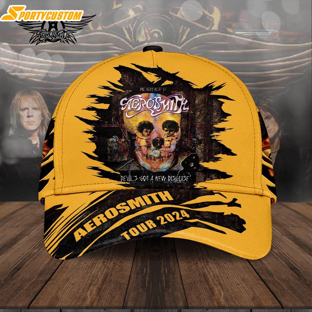 Aerosmith Music Tour Baseball Cap Print For Fans