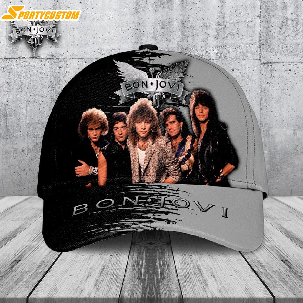 Bon Jovi Members Baseball Cap Print For Fans