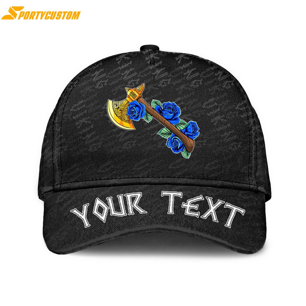 Custom Name Axes Classic Baseball Cap