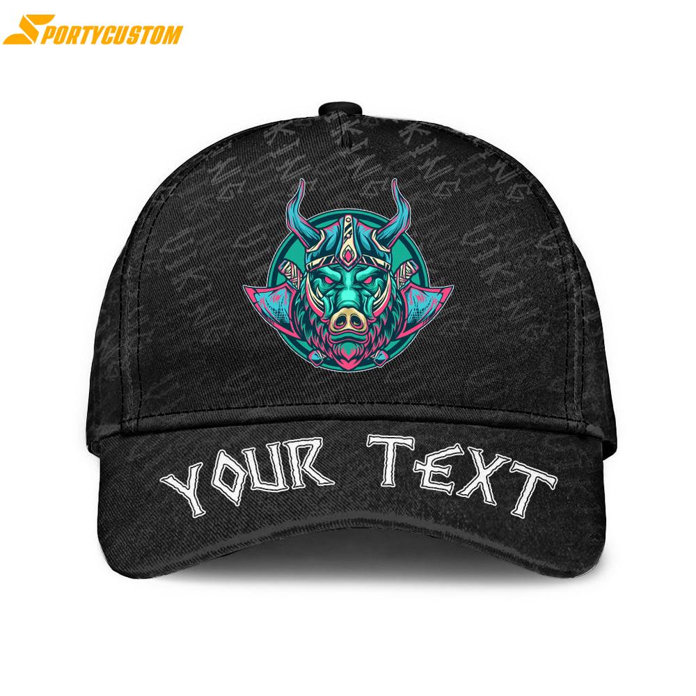 Custom Name Boar Classic Baseball Cap