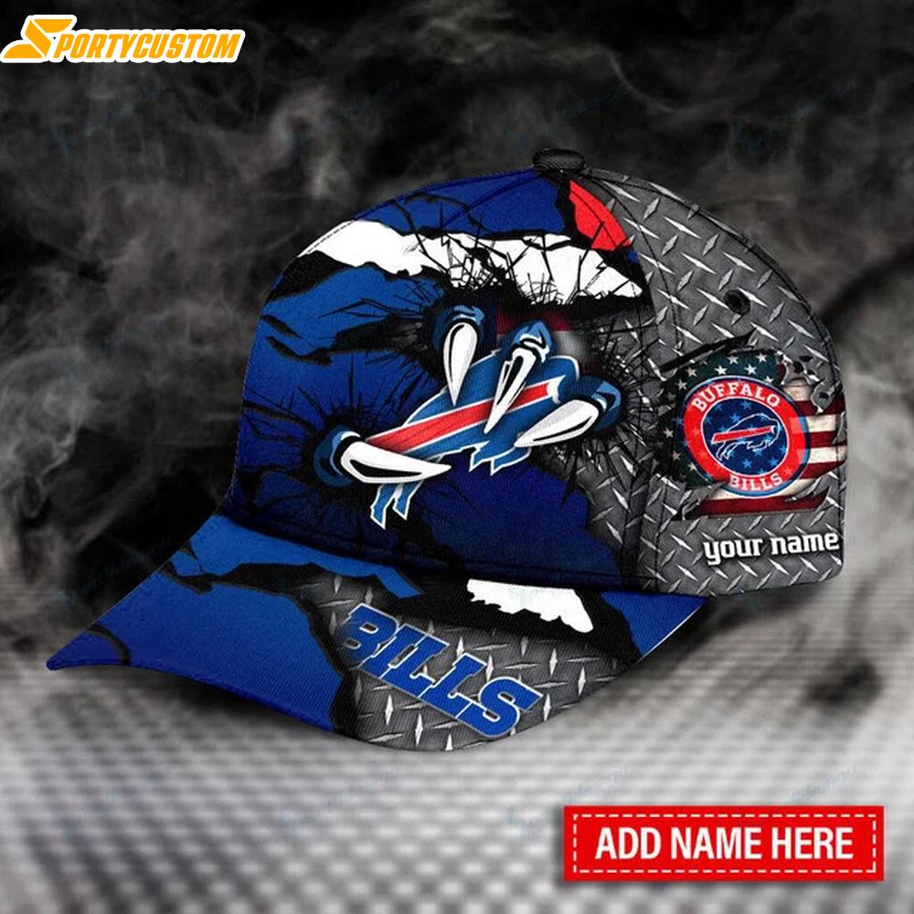 Custom Name Buffalo Bills Eagle Classic Baseball Cap