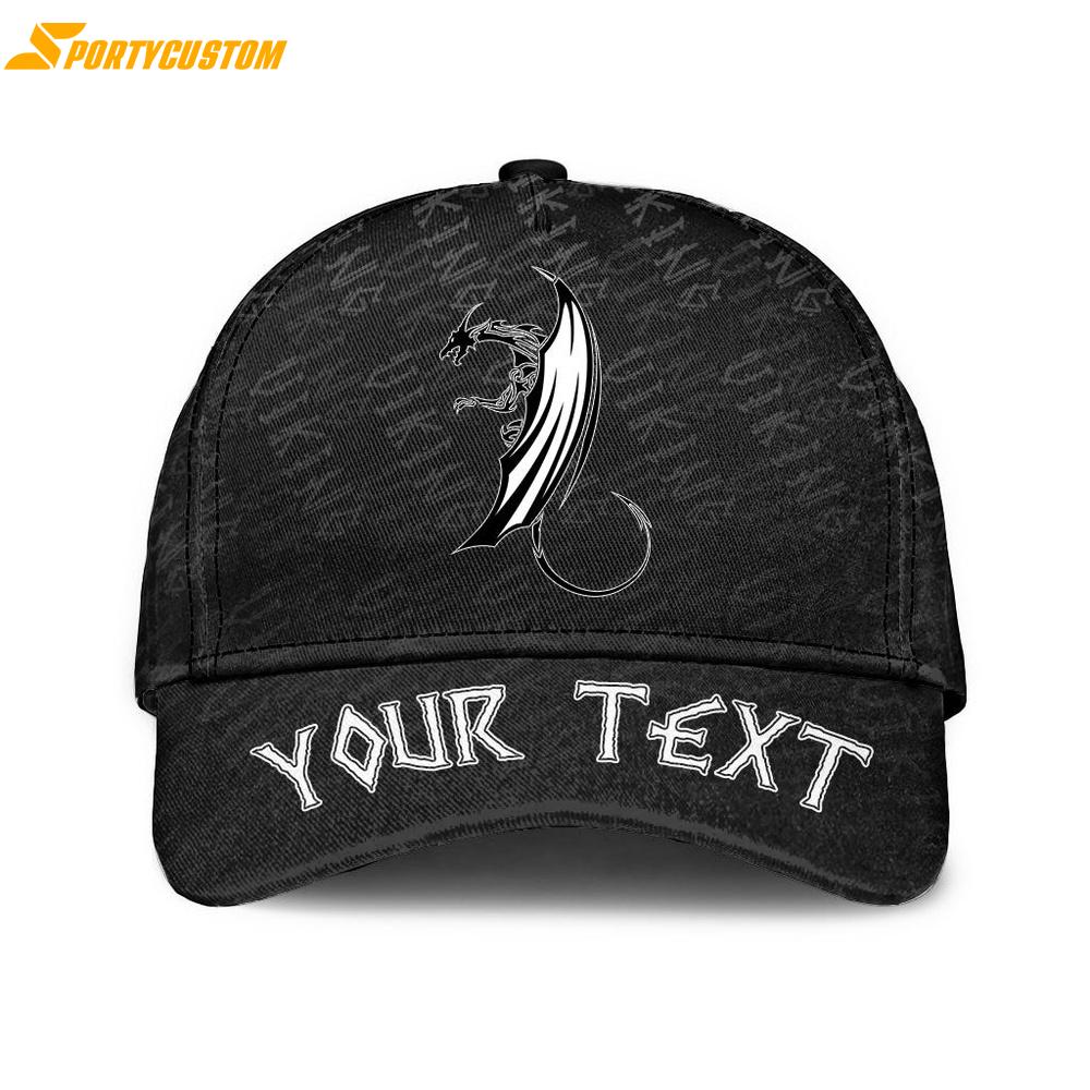 Custom Name Celtic Dragon 3 Classic Baseball Cap
