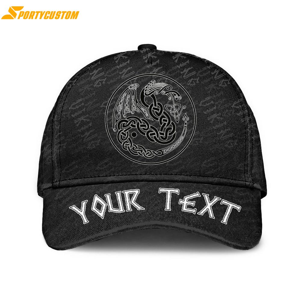 Custom Name Celtic Dragon Nation Classic Baseball Cap