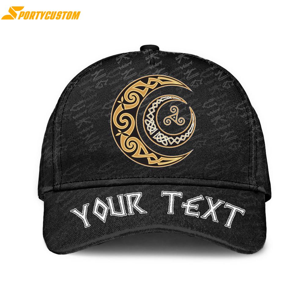 Custom Name Celtic Moons Classic Baseball Cap