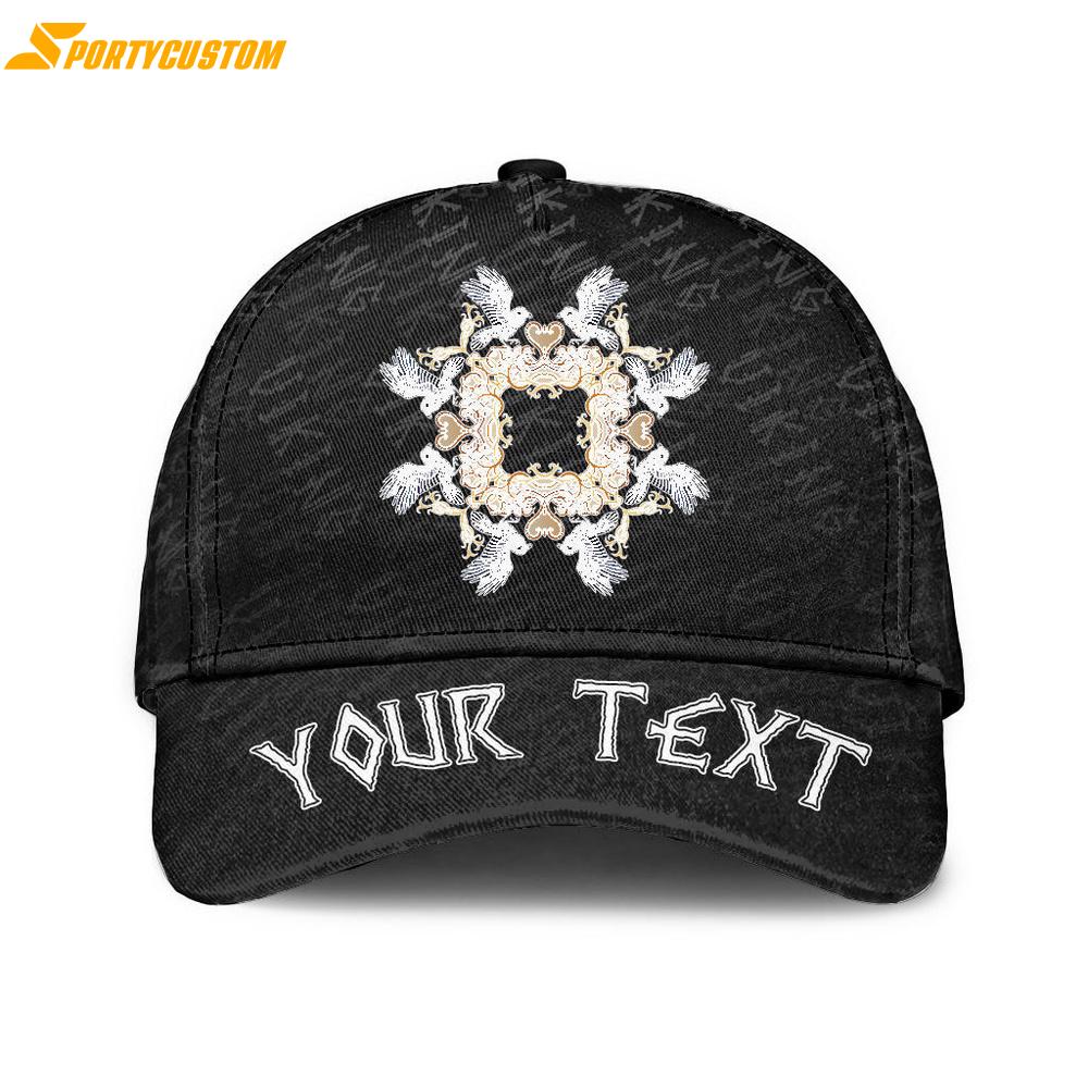 Custom Name Celtic Raven Classic Baseball Cap