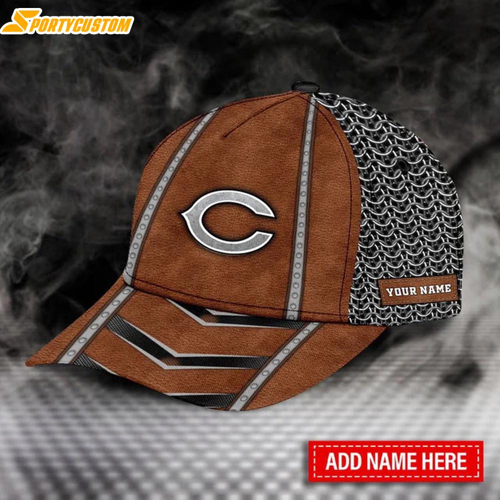 Custom Name Chicago Bears Team Classic Baseball Cap