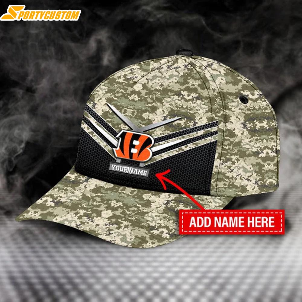 Custom Name Cincinnati Bengals Team Sports Classic Baseball Cap