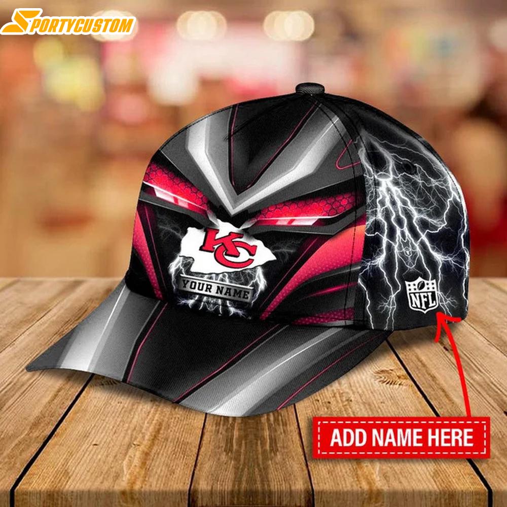 Custom Name Kansas City Chiefs Football Team Classic Baseball Cap