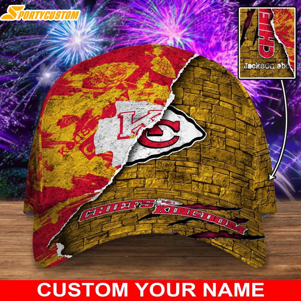 Custom Name Kansas City Chiefs Sport Classic Baseball Cap