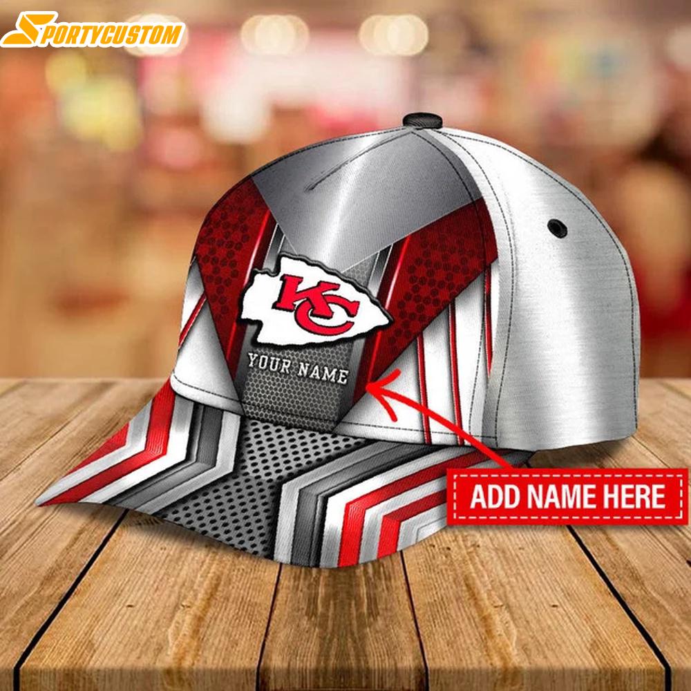 Custom Name Kansas City Chiefs Team Classic Baseball Cap