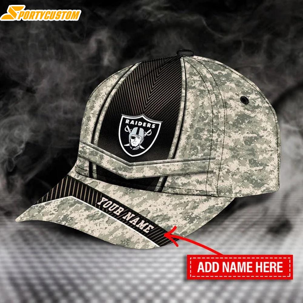 Custom Name Las Vegas Raiders Football Sport Classic Baseball Cap