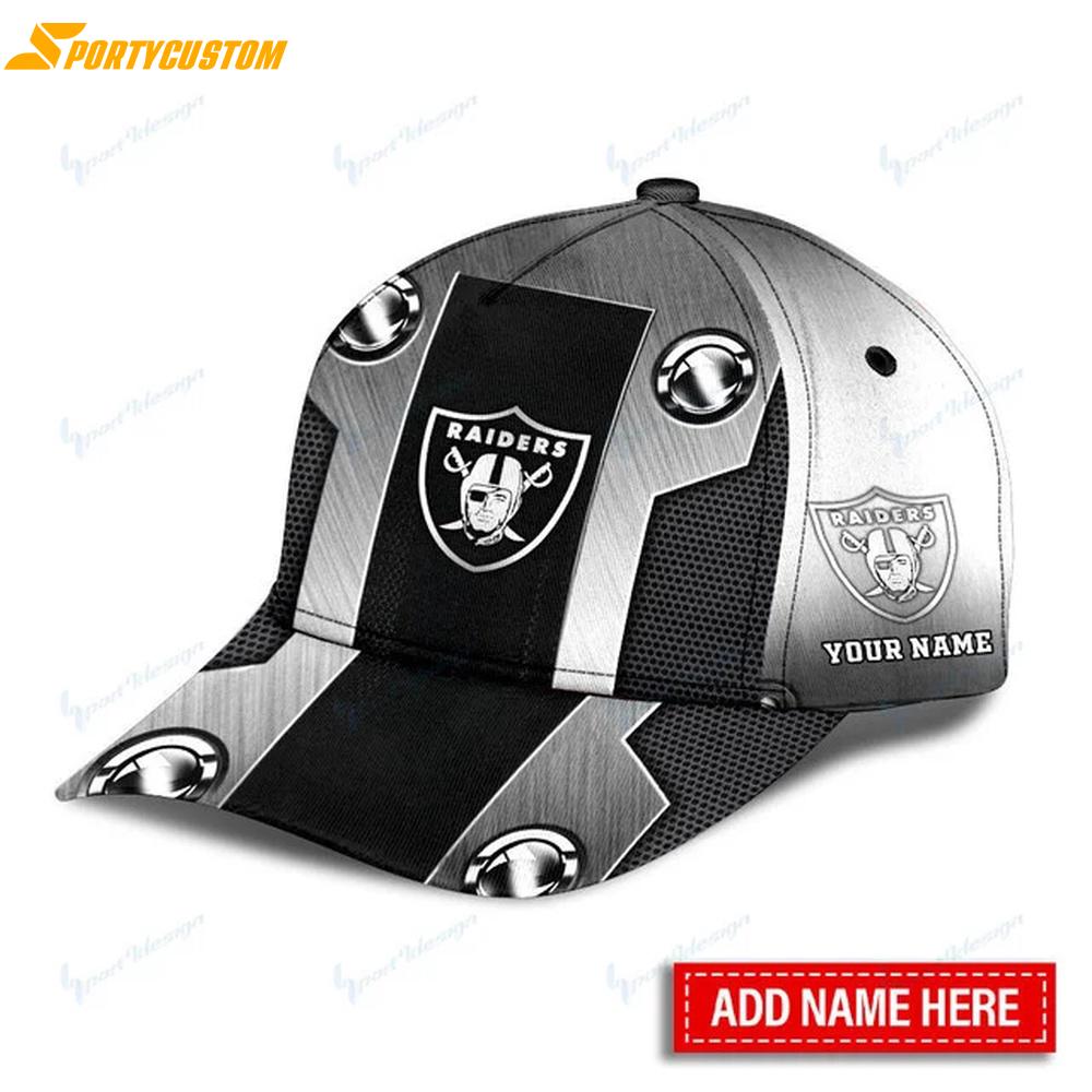 Custom Name Las Vegas Raiders Team Classic Baseball Cap