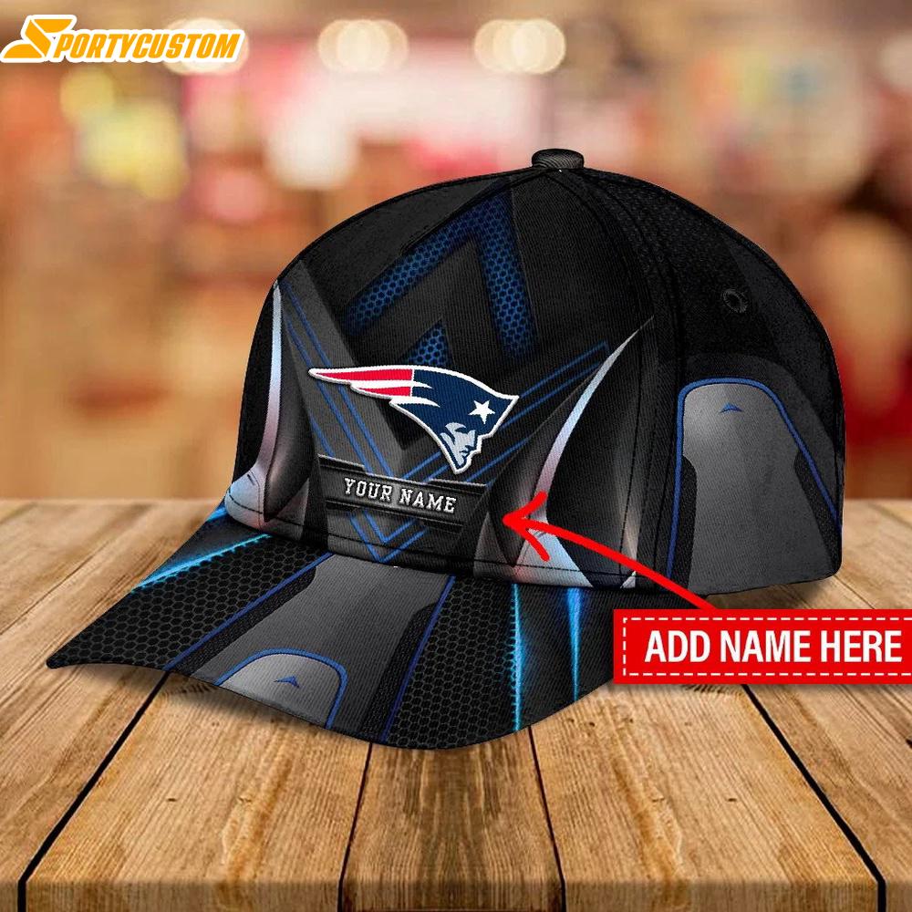 Custom Name New England Patriots Classic Baseball Cap