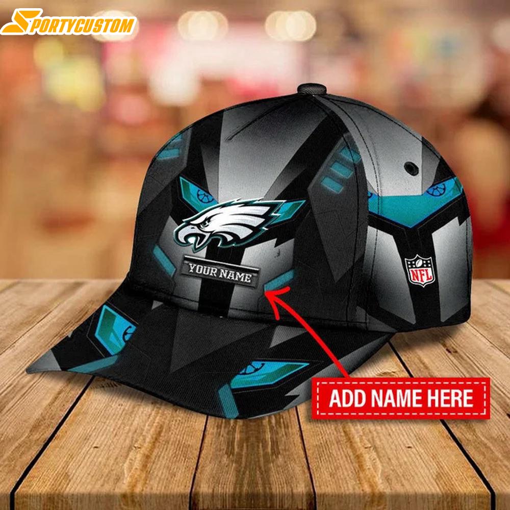 Custom Name Philadelphia Eagles Logo Classic Baseball Cap