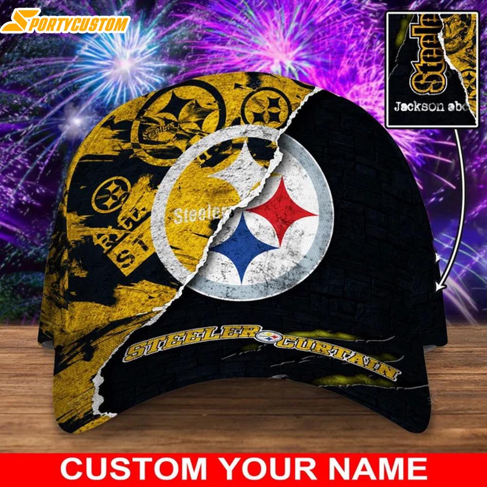 Custom Name Pittsburgh Steelers Sport Classic Baseball Cap
