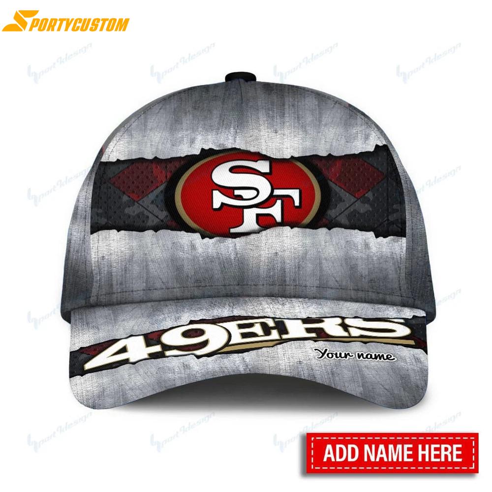 Custom Name San Francisco 49ers Sport Football Classic Baseball Cap