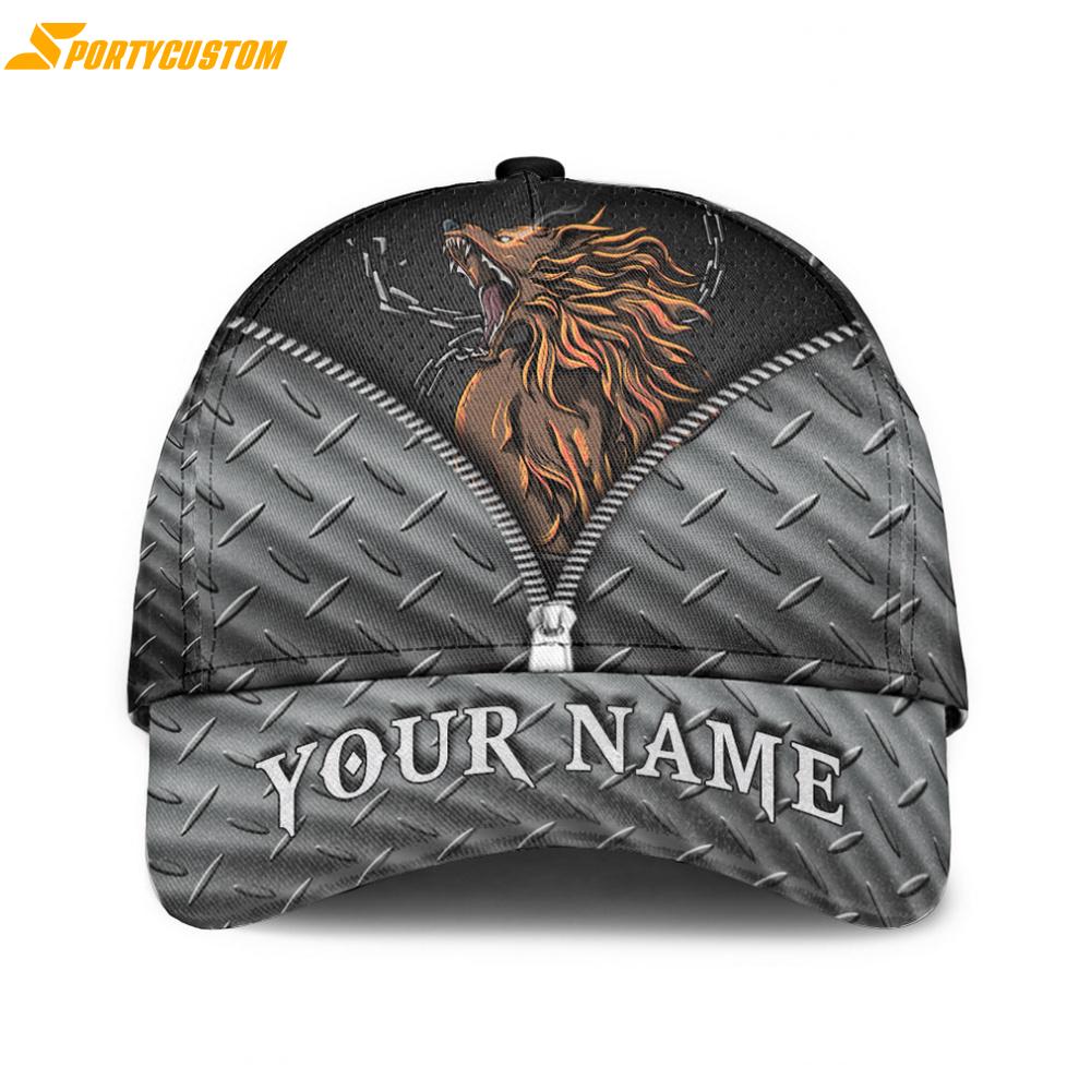 Custom Name Viking Fenrir Viking Classic Baseball Cap