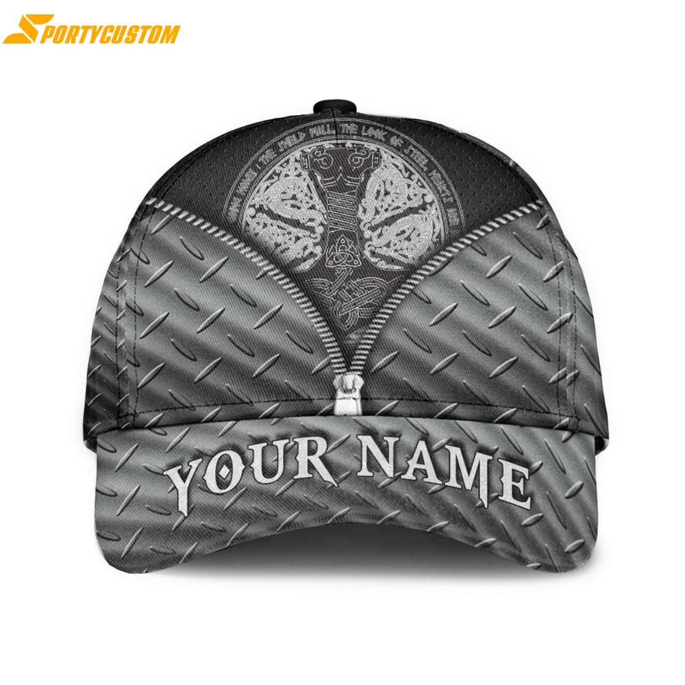 Custom Name Viking Thor Hammer Classic Baseball Cap