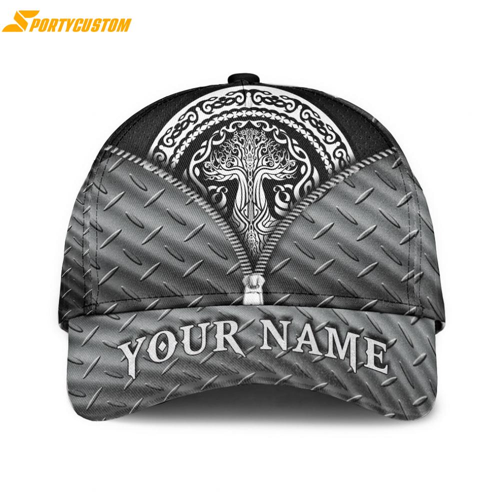 Custom Name Viking Tree Of Life Classic Baseball Cap