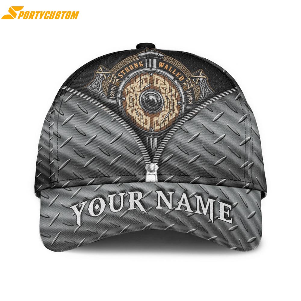 Custom Name Viking Weapon Colorful Classic Baseball Cap
