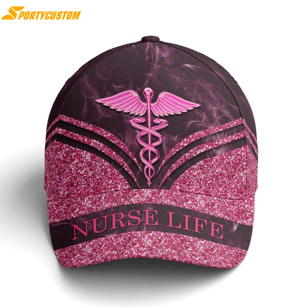 Nurse Life Pink Classic Baseball Cap
