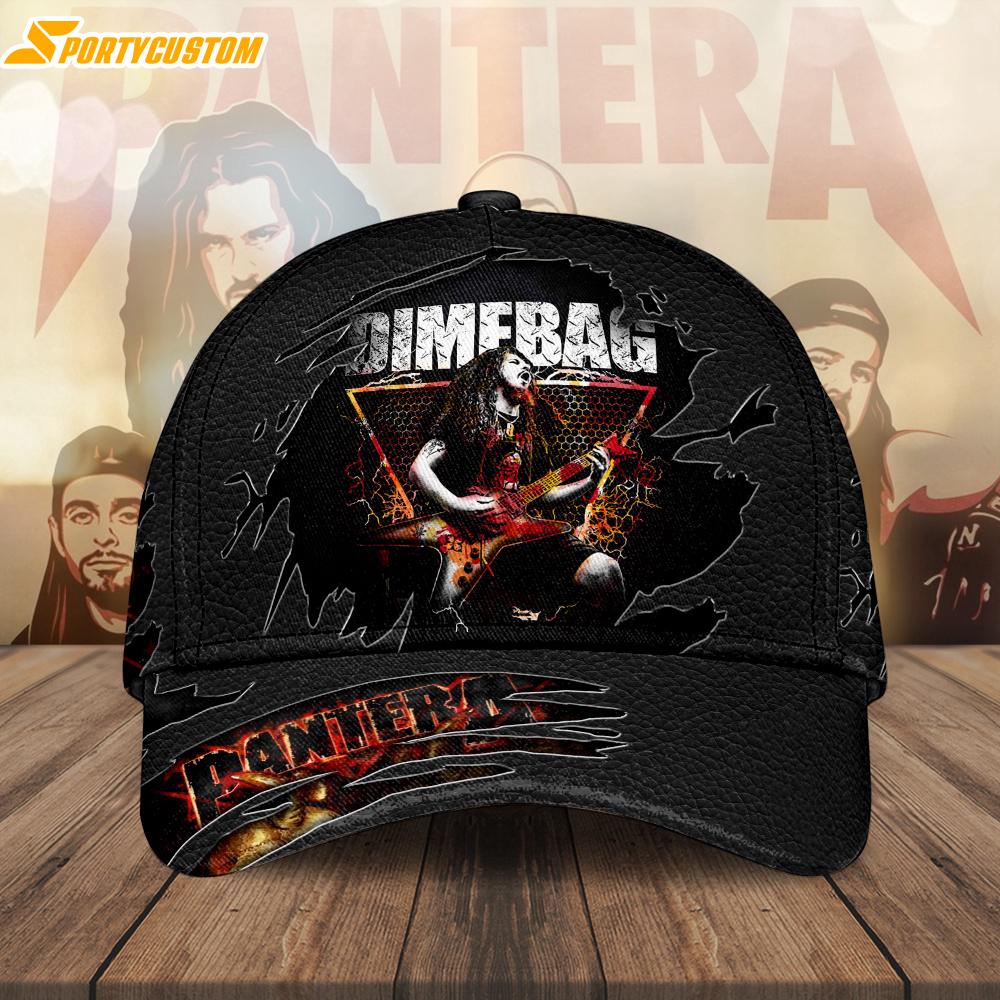 Pantera Music Pattern Baseball Cap Print For Fans