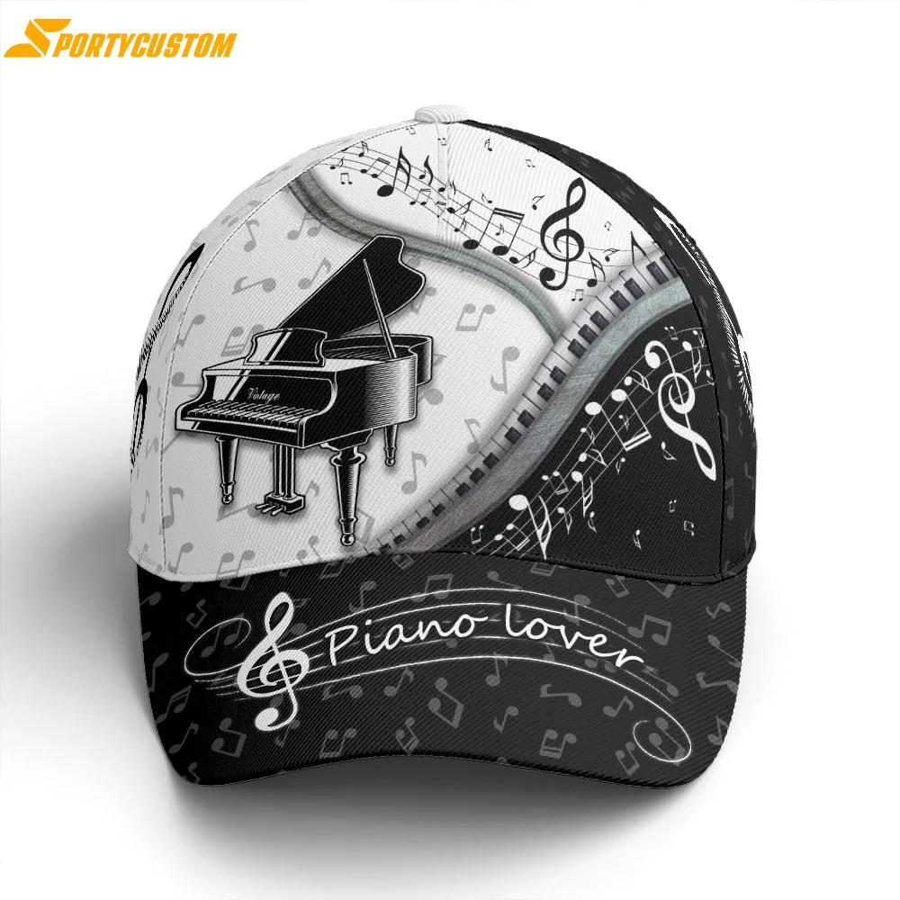 Piano Rhythm And Note Classic Baseball Cap