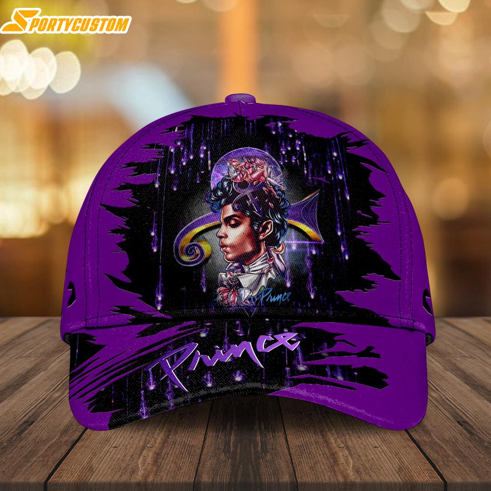 Prince Music Purple Baseball Cap Print For Fans