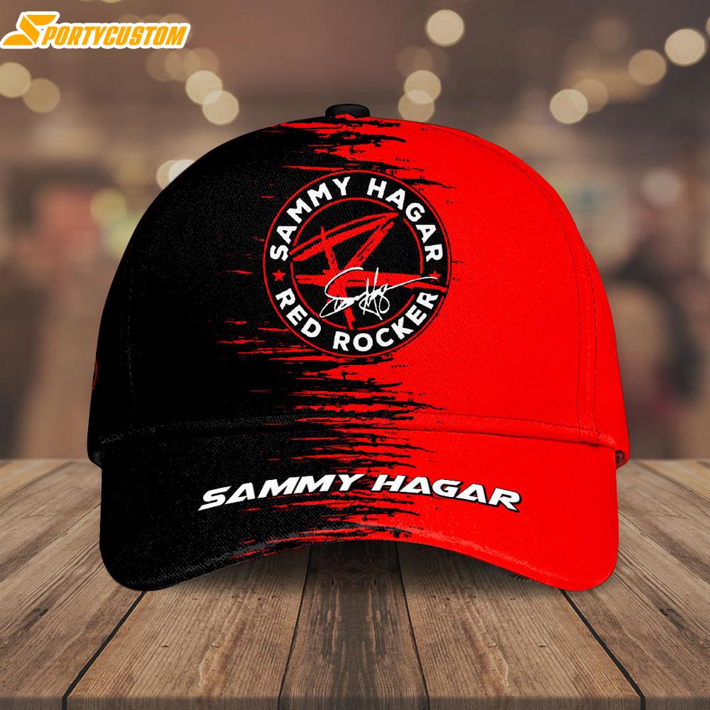 Sammy Hagar Red Rocker Baseball Cap Print For Fans