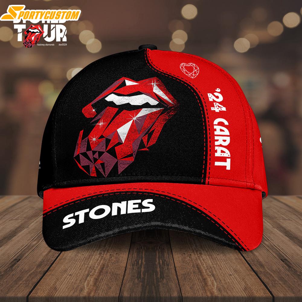 The Rolling Stones Music 24 Carat Baseball Cap Print For Fans