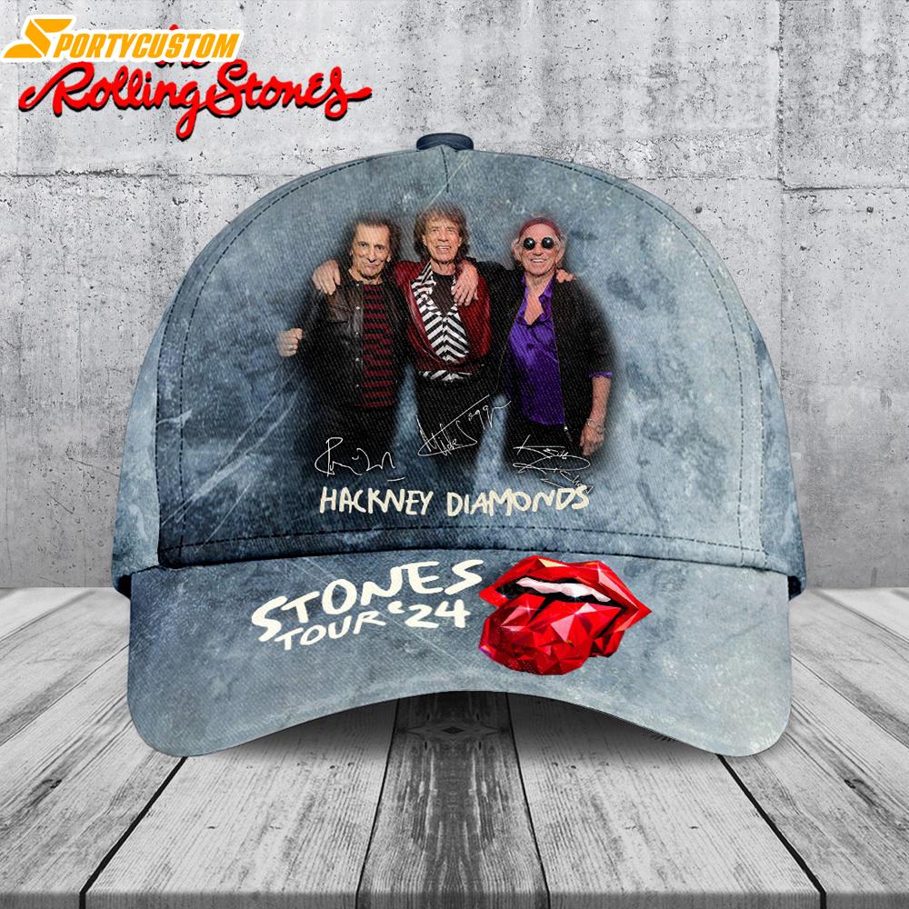 The Rolling Stones Music Members Baseball Cap Print For Fans