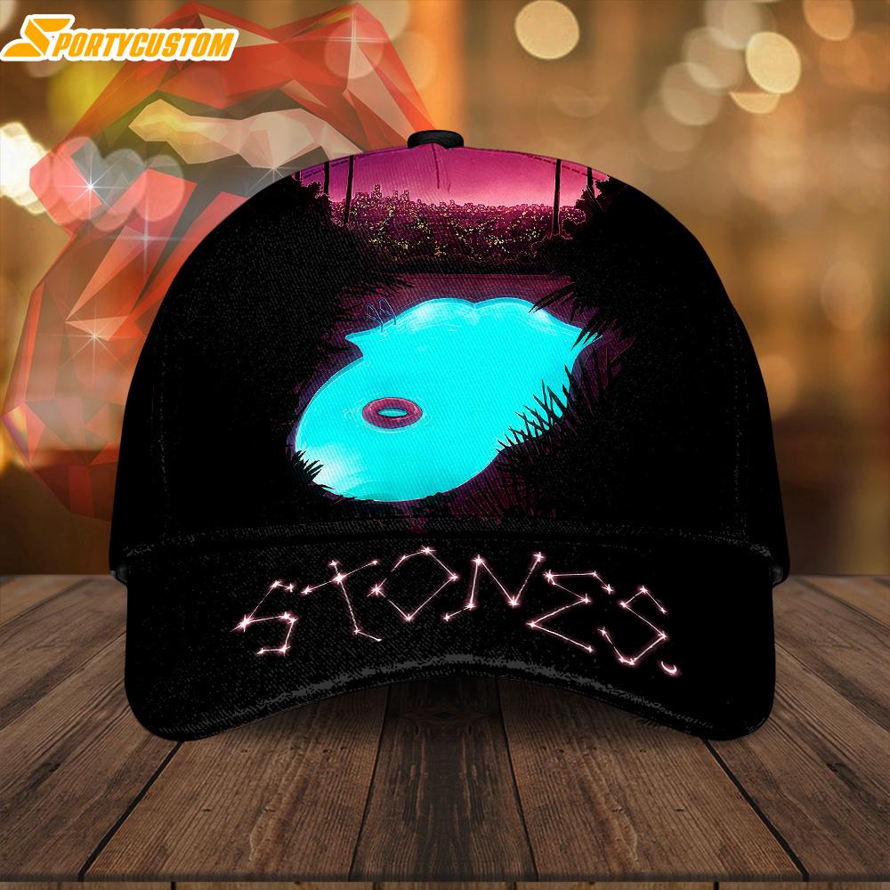 The Rolling Stones Pattern Music Baseball Cap Print For Fans
