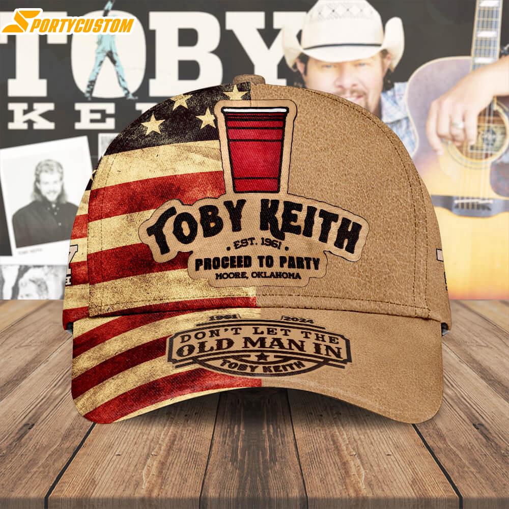 Toby Keith Music Character Baseball Cap Print For Fans