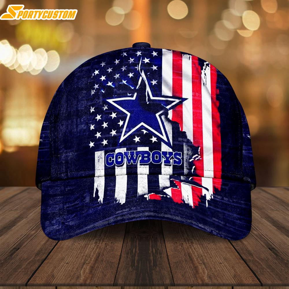 Dallas Cowboys NFL US Flag Baseball Caps