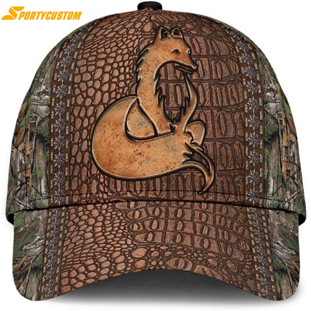 Fox Animal Tree Dry Skin Style Classic Baseball Cap