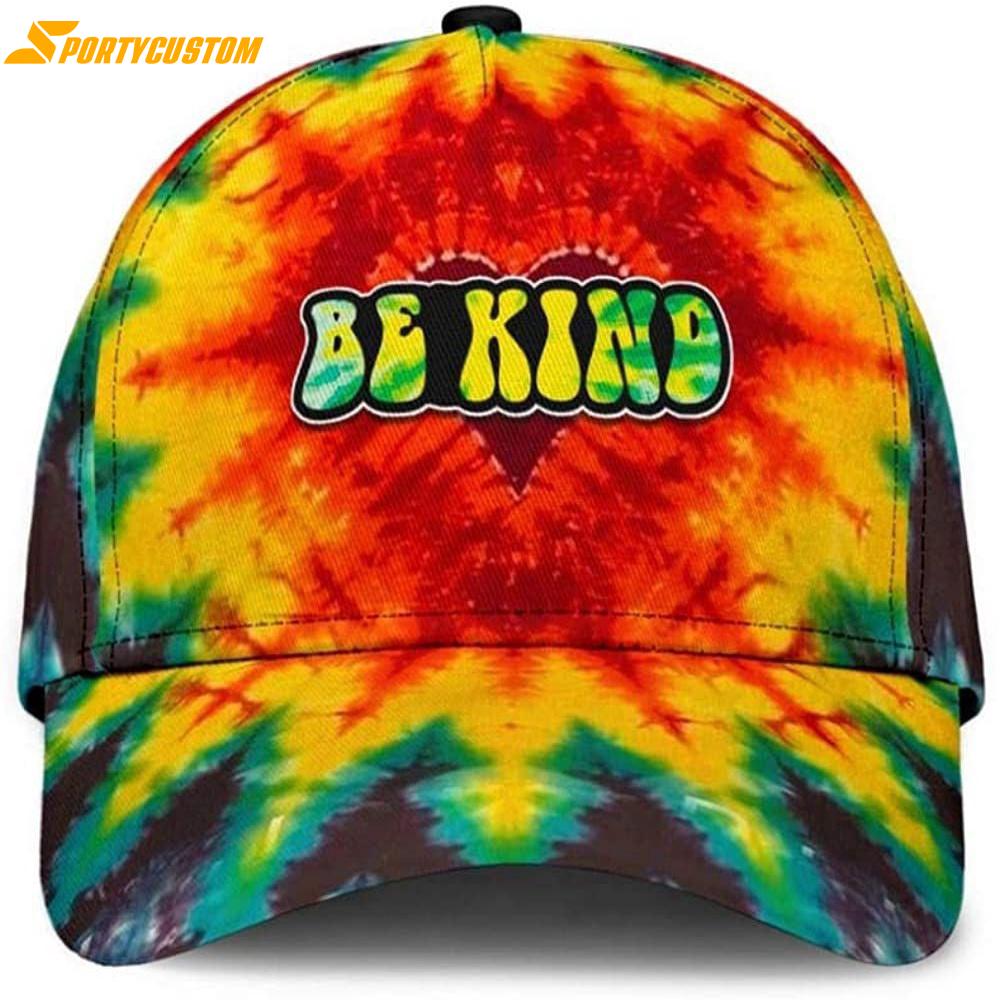 Hippie Be Kind Tye Dye Classic Baseball Cap