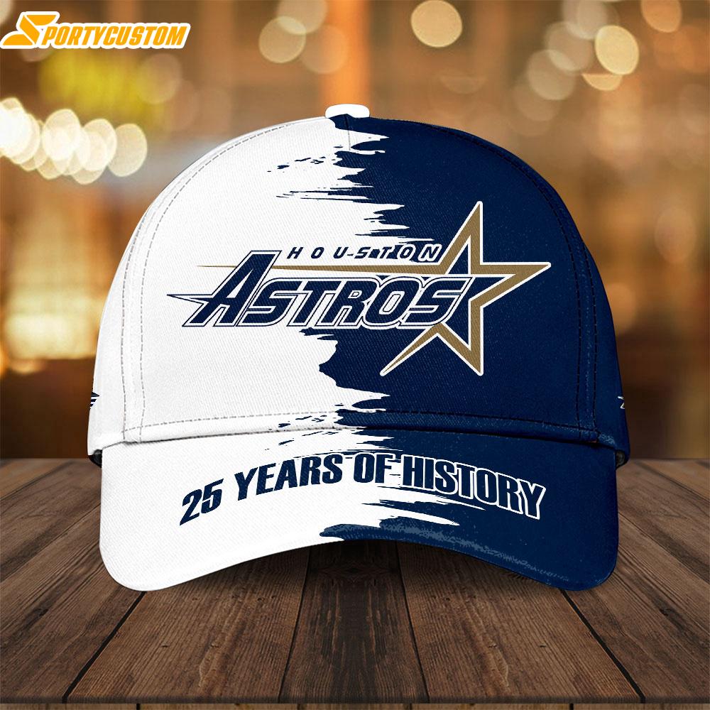 Houston Astros MLB 25 Years Of History Baseball Caps