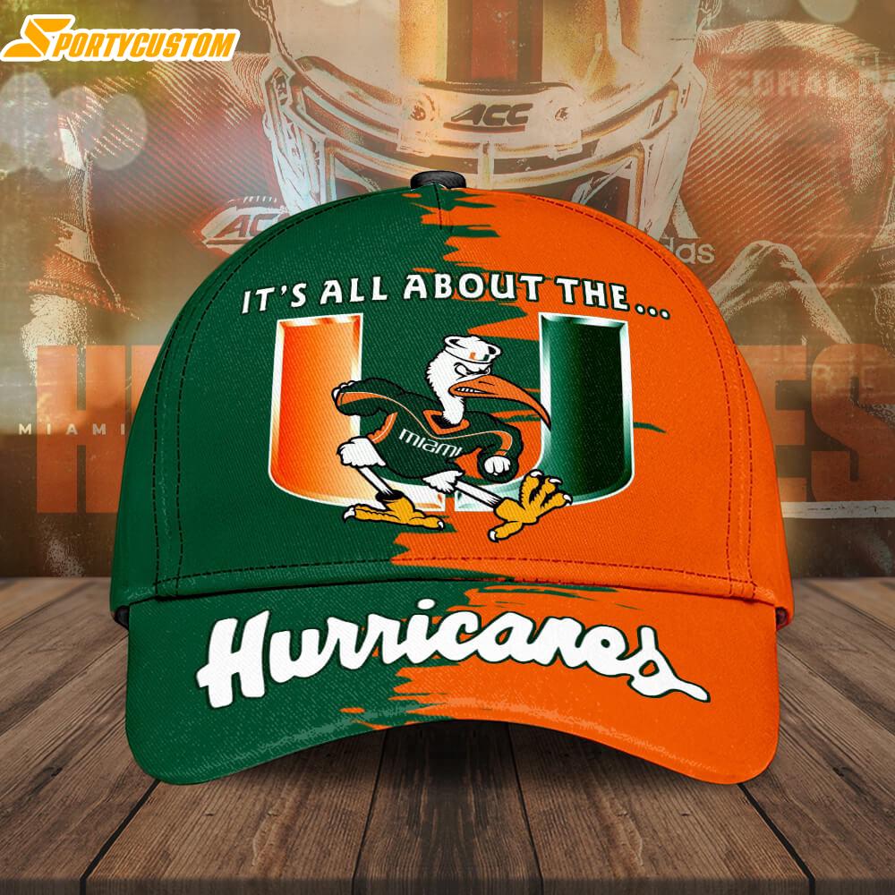Miami Hurricanes NCAA Baseball Caps