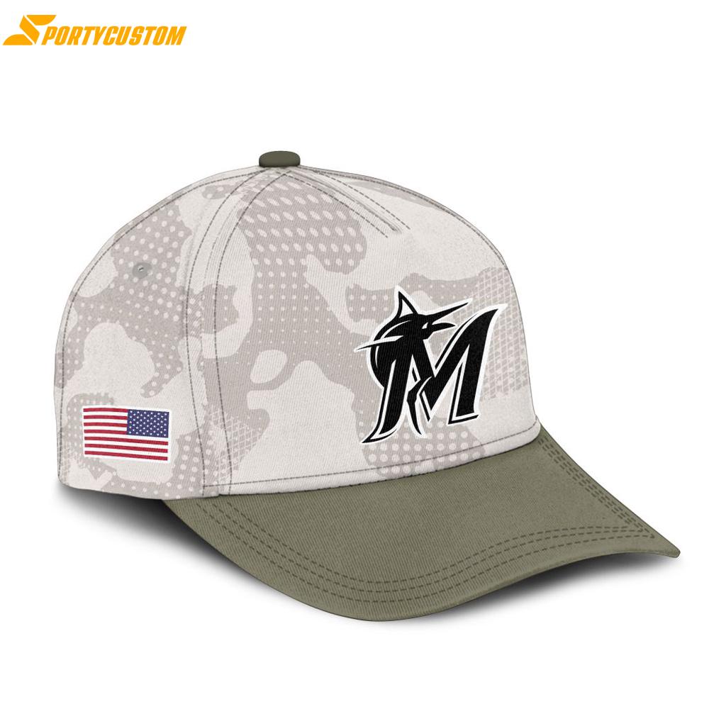 MLB Miami Marlins Special Armed Forces Day Baseball Cap