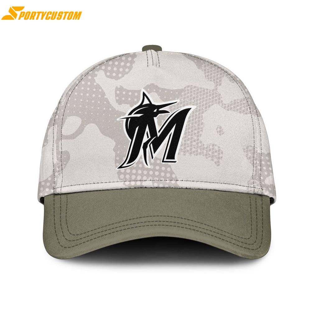 MLB Miami Marlins Special Armed Forces Day Baseball Cap