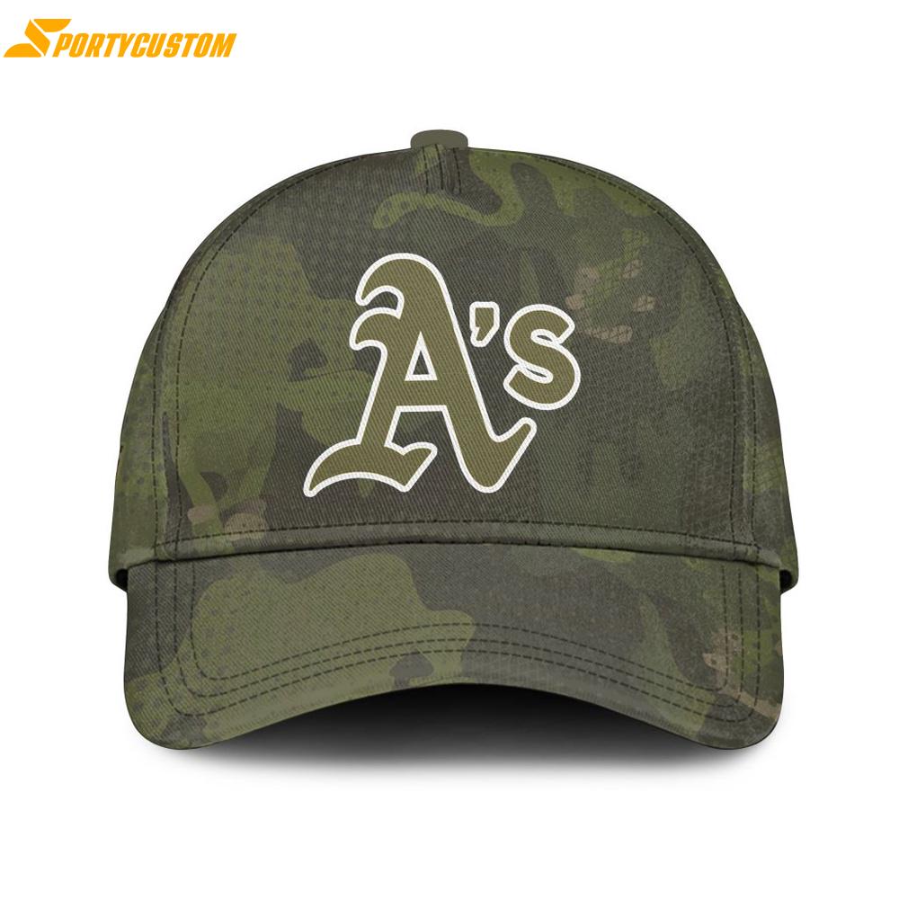 MLB Oakland Athletics Military Appreciation Month Baseball Cap