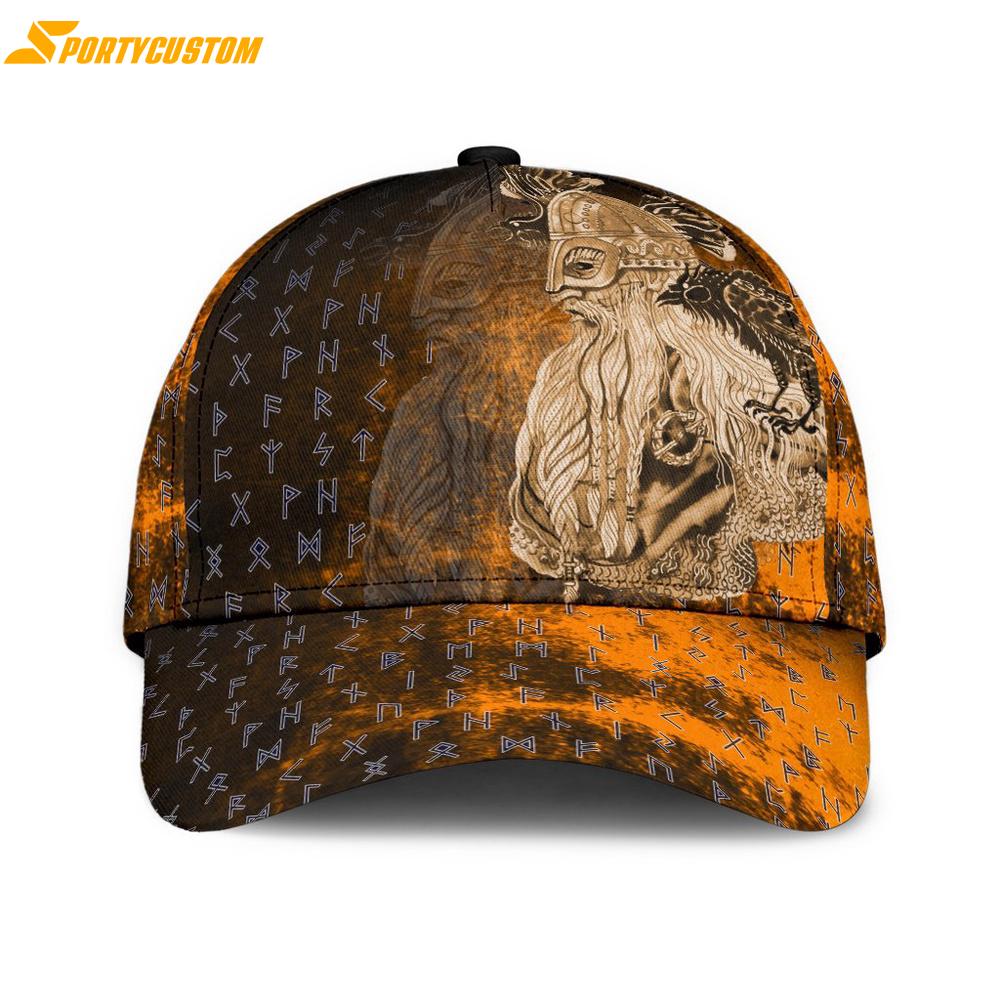 Odin Raven Viking Gold Classic Baseball Cap