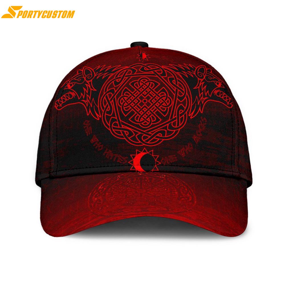 Skoll And Hati Red Classic Baseball Cap