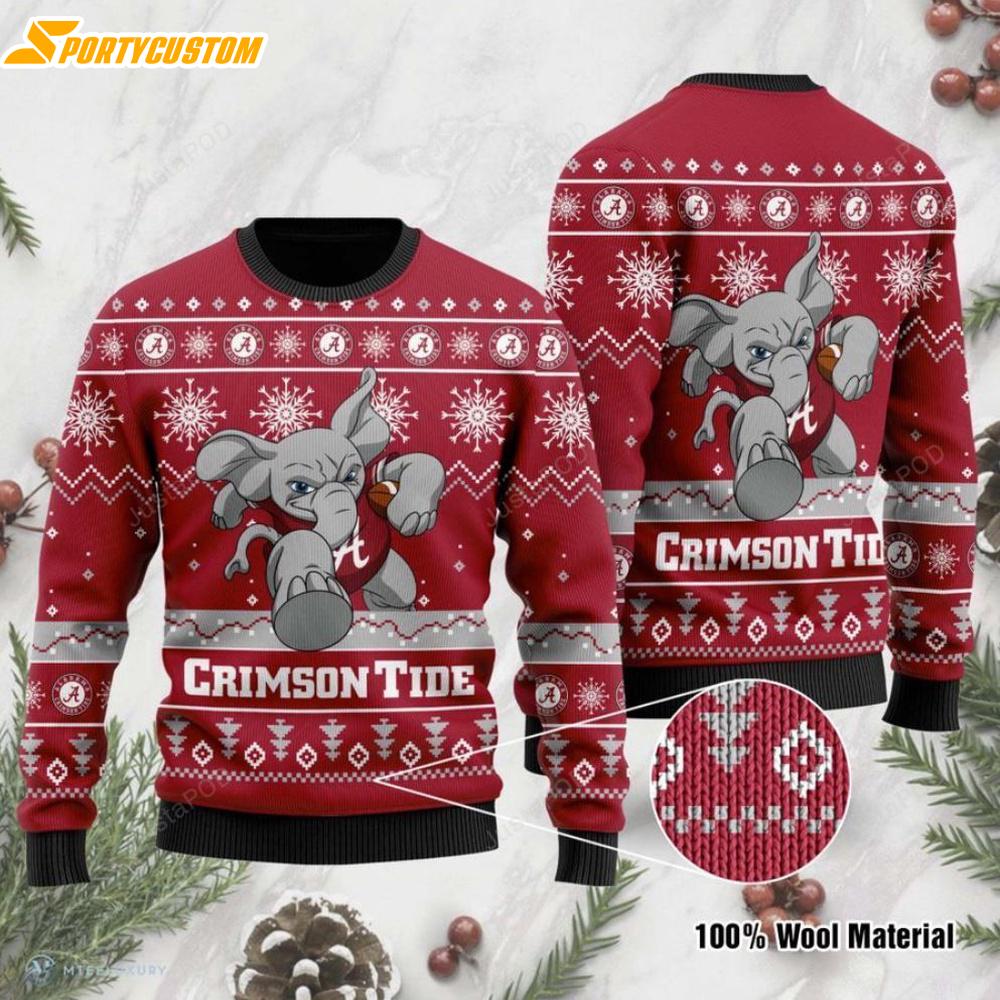 Alabama Crimson Tide Football Christmas Ugly Sweater
