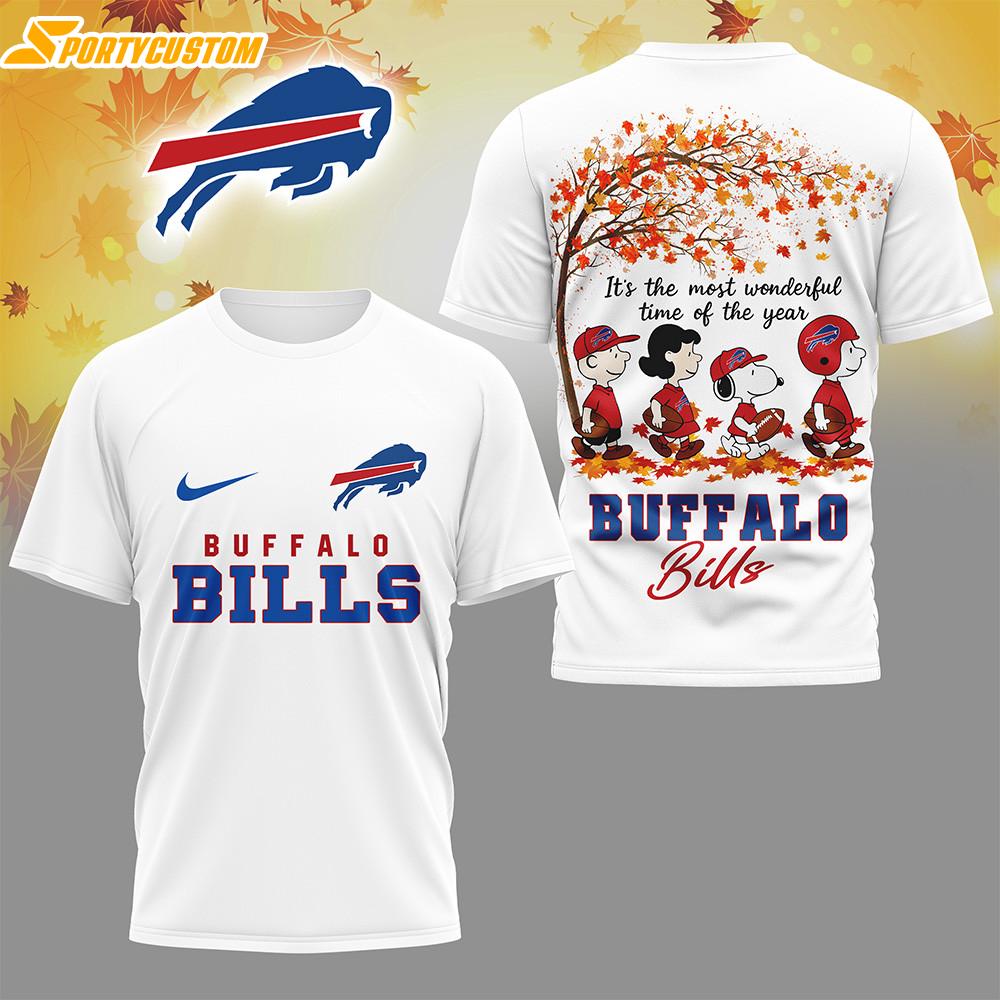 Buffalo Bills NFL Fall Season 3D T-Shirt