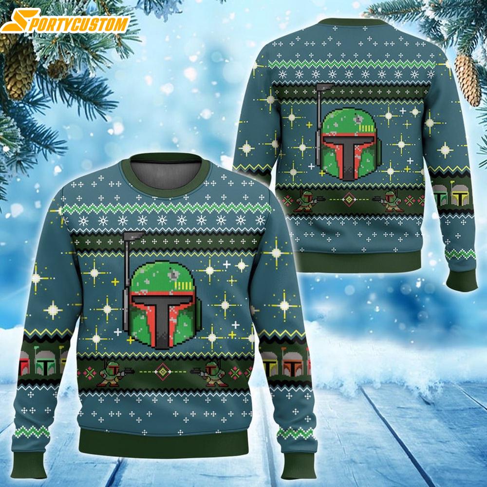Christmas Boba Fett Holiday Ugly Christmas Sweater